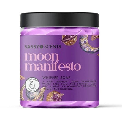 Moon manifesto whipped soap