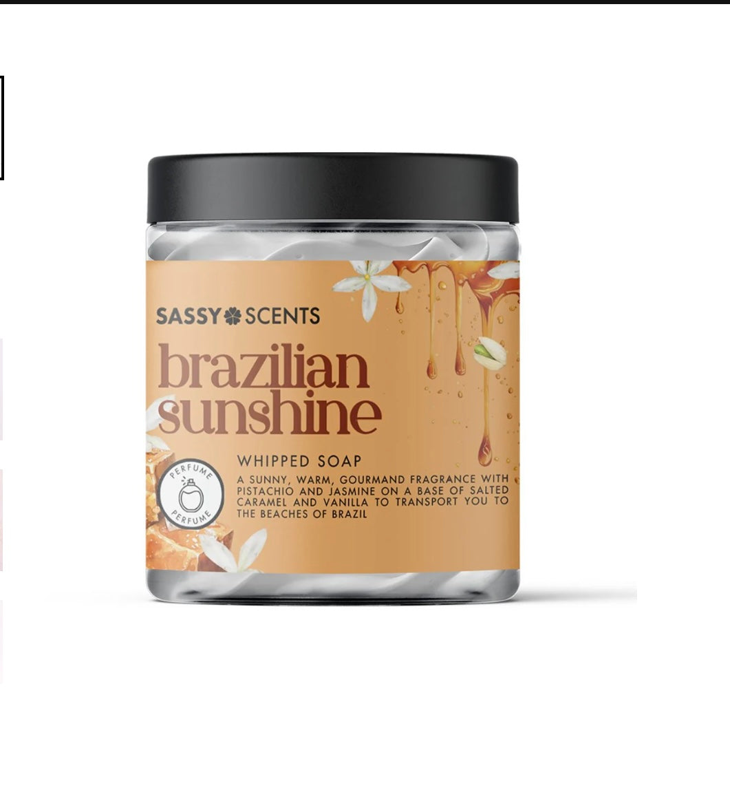 Brazilian sunshine whipped soap
