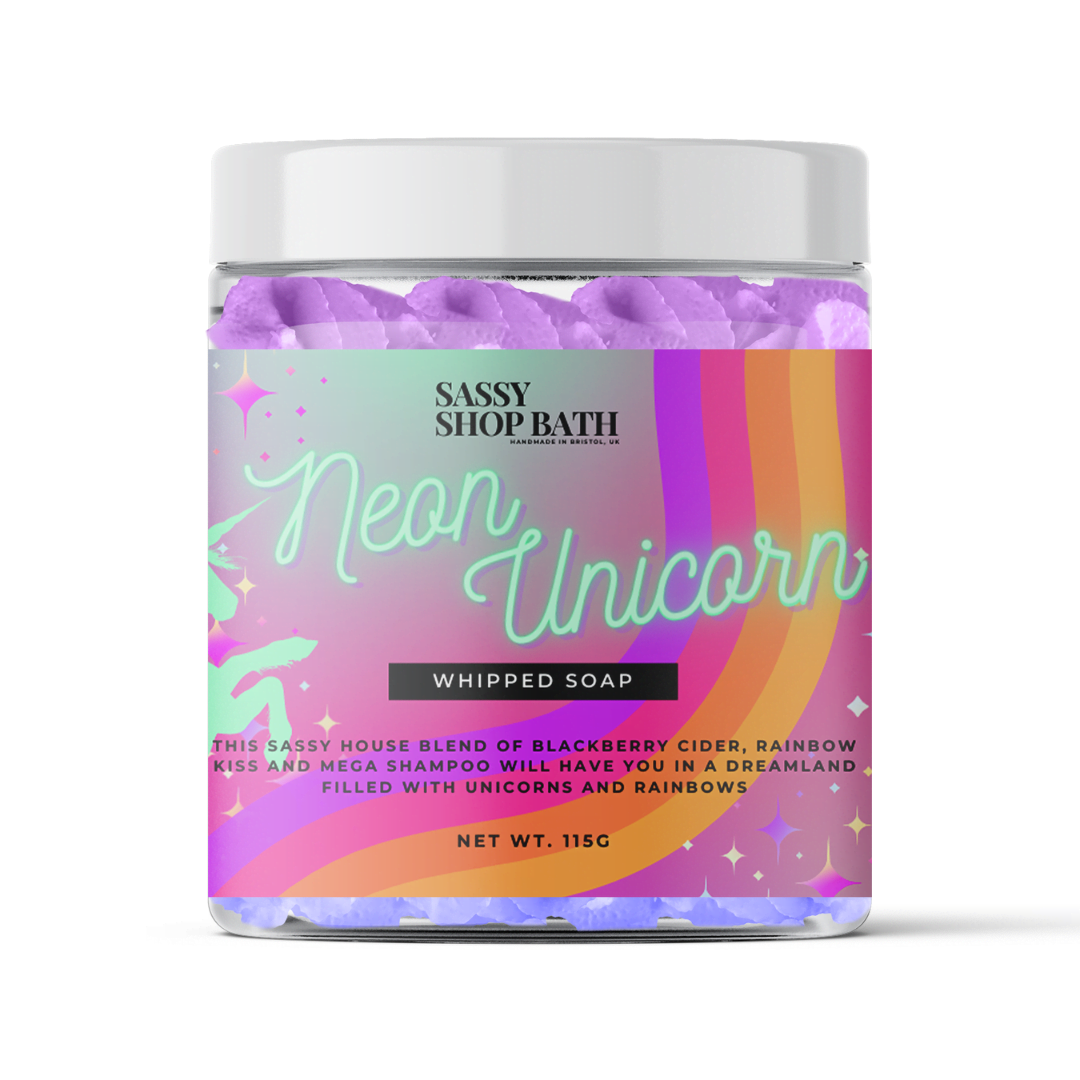Neon Unicorn Whipped Soap