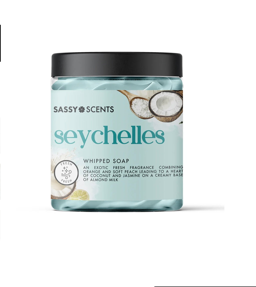 Seychelles whipped soap