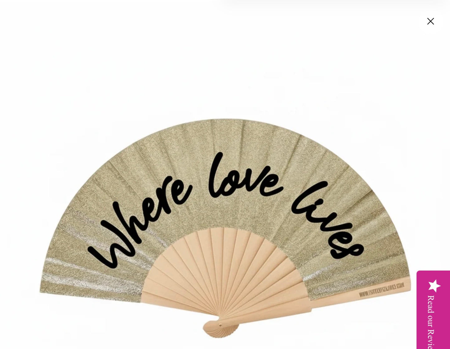Ibiza glitter fan