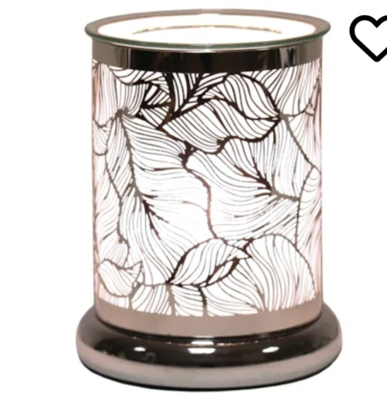 Electric wax melt warmer leaf design