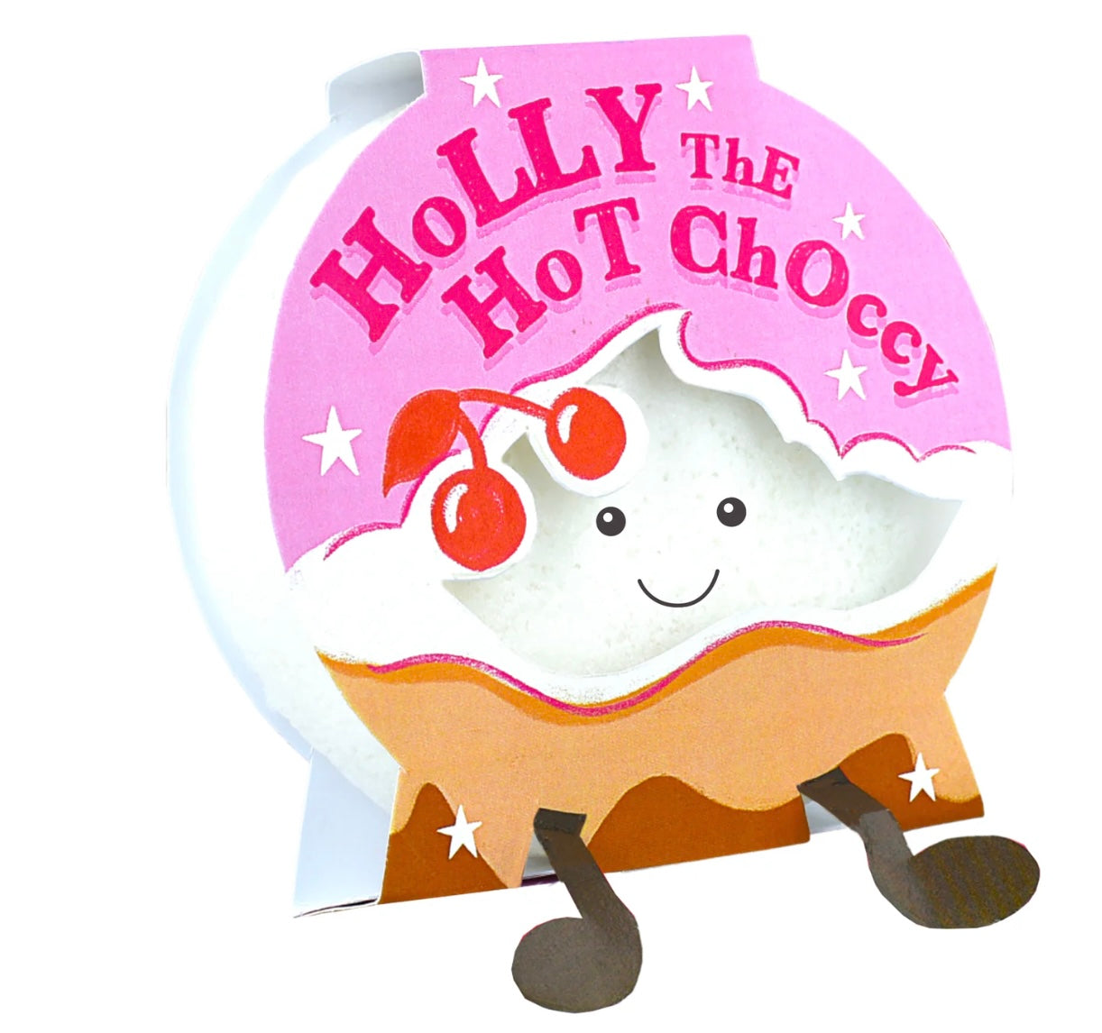 Holly the hot chocolate body sponge