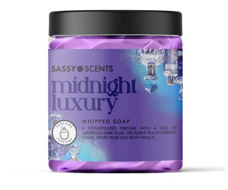 Midnight luxury whipped soap