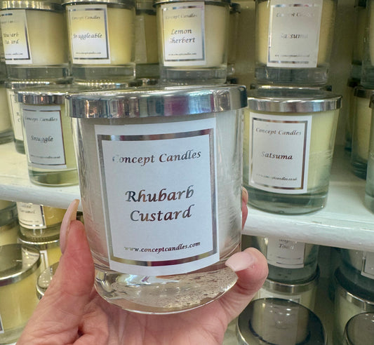 Rhubarb and Custard from Concept Candle range