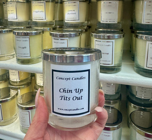 Chin up tits out from Concept Candles