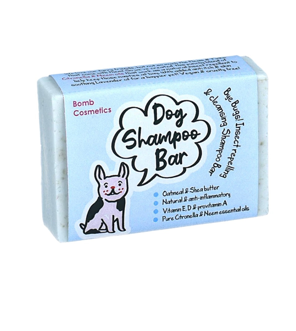Dog shampoo bar
