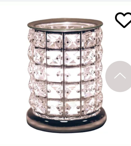 Electric wax melt warmer crystal design