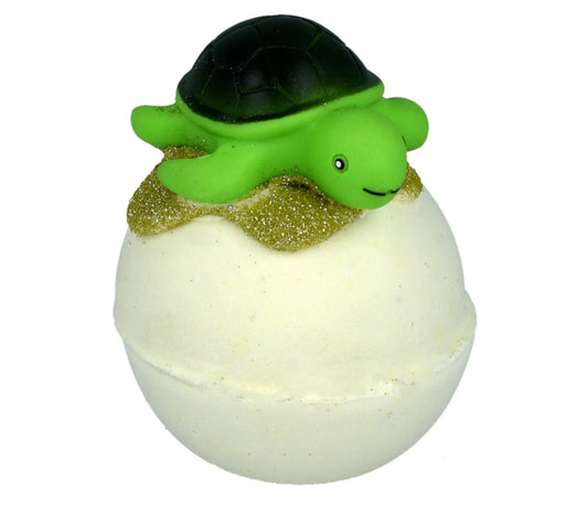 Turtle toy bath bomb