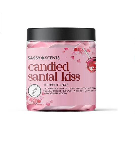Candied Santa’s kiss whipped soap