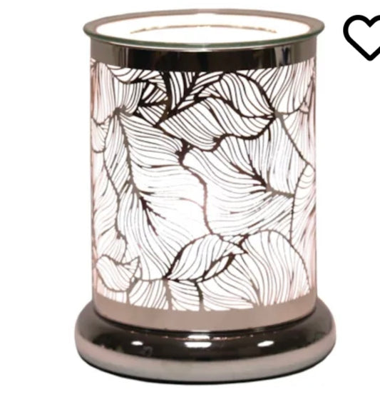 Electric wax melt warmer leaf design