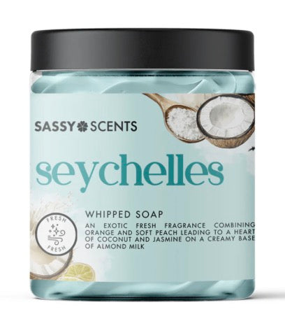 Seychelles whipped soap