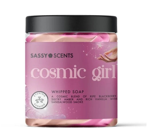 Cosmic girl whipped soap