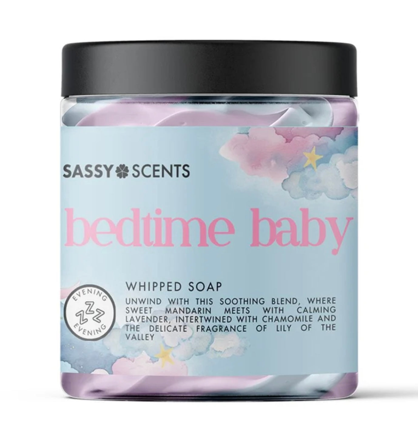 Bedtime baby whipped soap